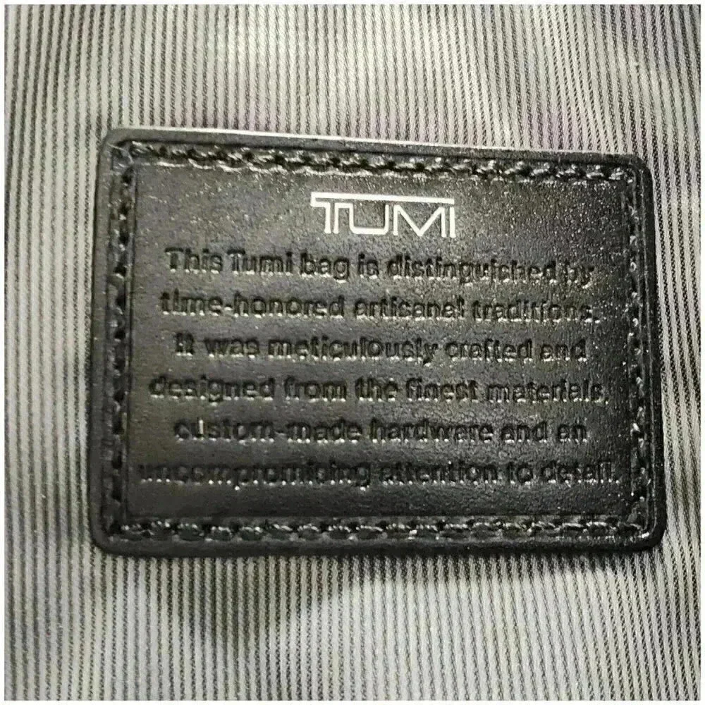 Tumi Bedford T-Pass Carlton Briefcase Black Nylon Leather 29256D